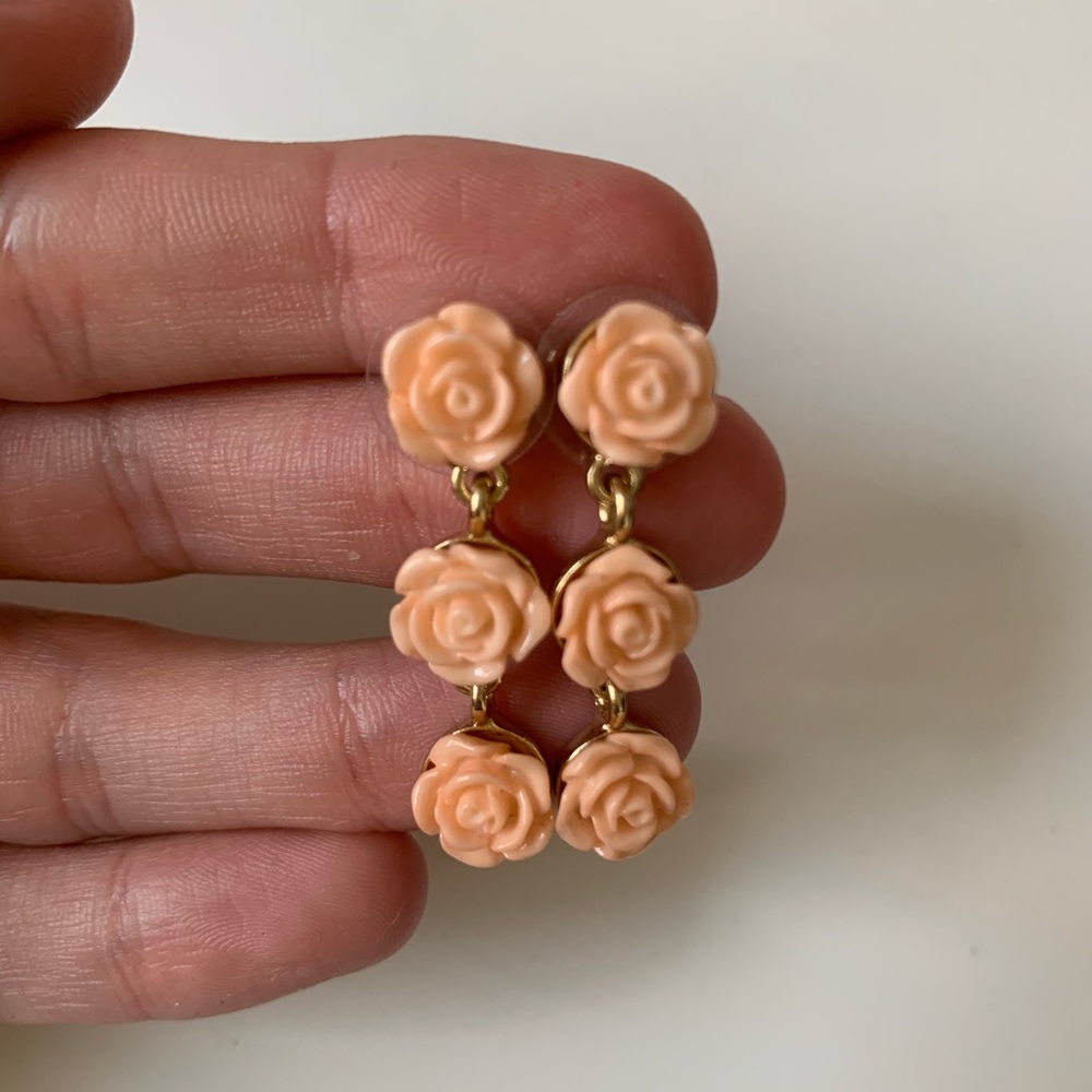 3 Flower Dangling Earring